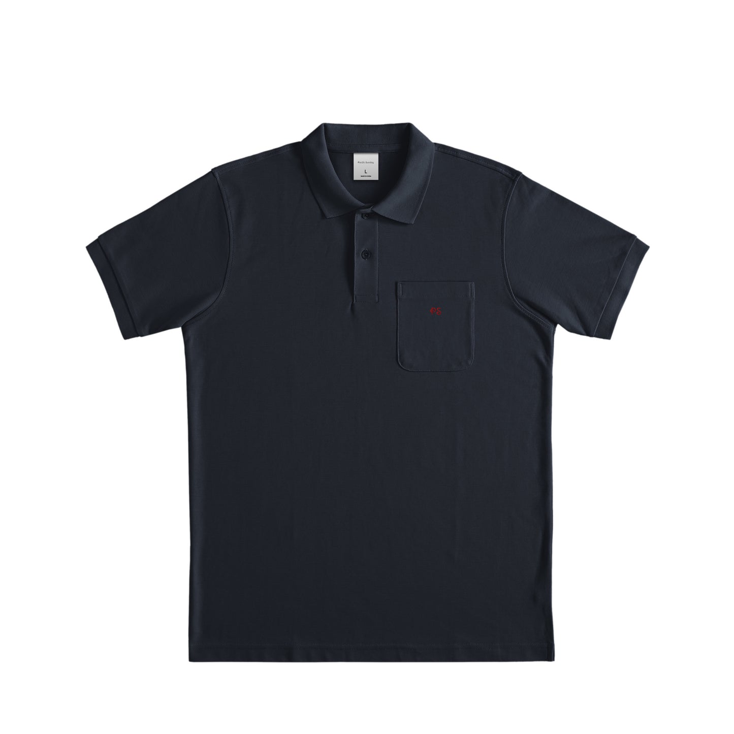 鹿の子ドライポケットポロシャツ navy image