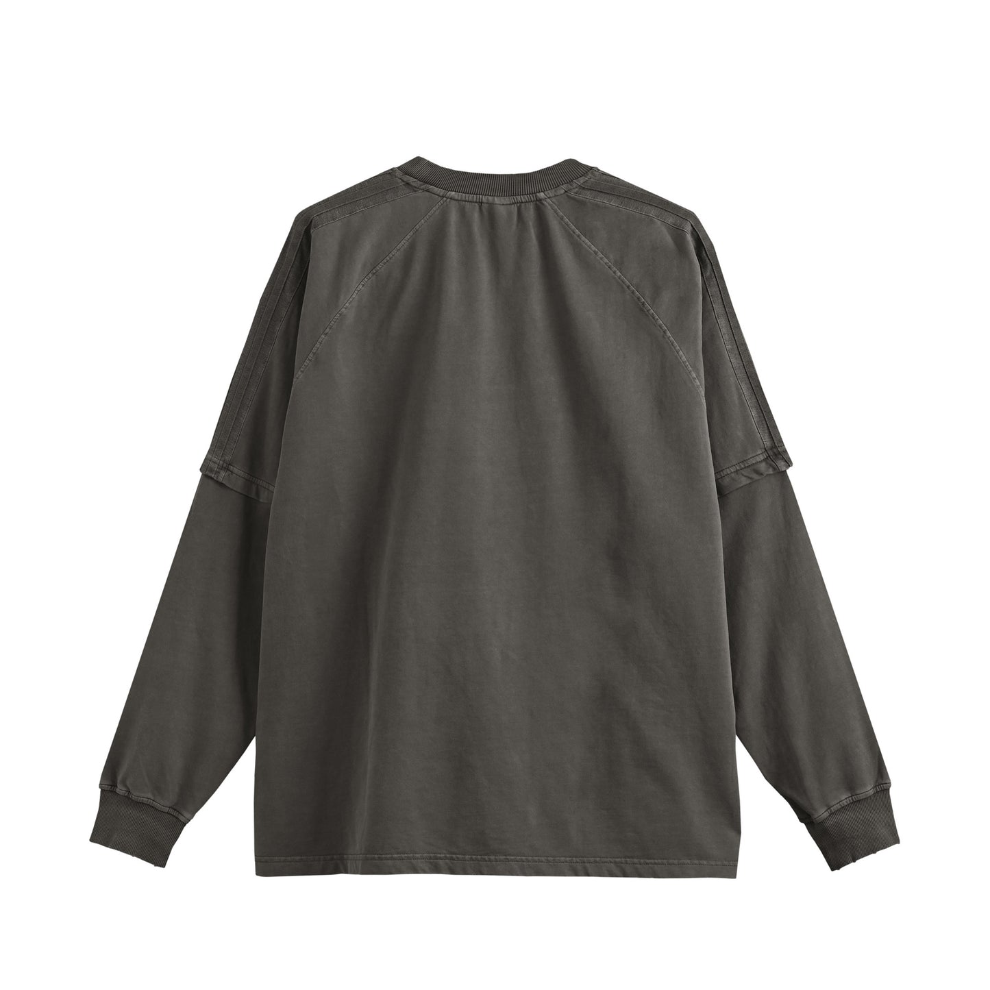 ピグメント加工ロングスリープTシャツ charcoal image