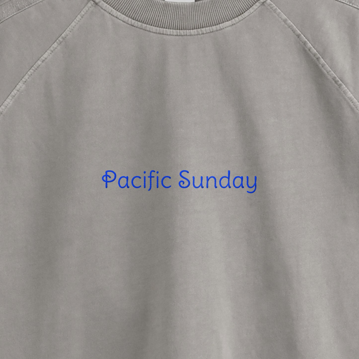 ピグメント加工ロングスリープTシャツ gray image