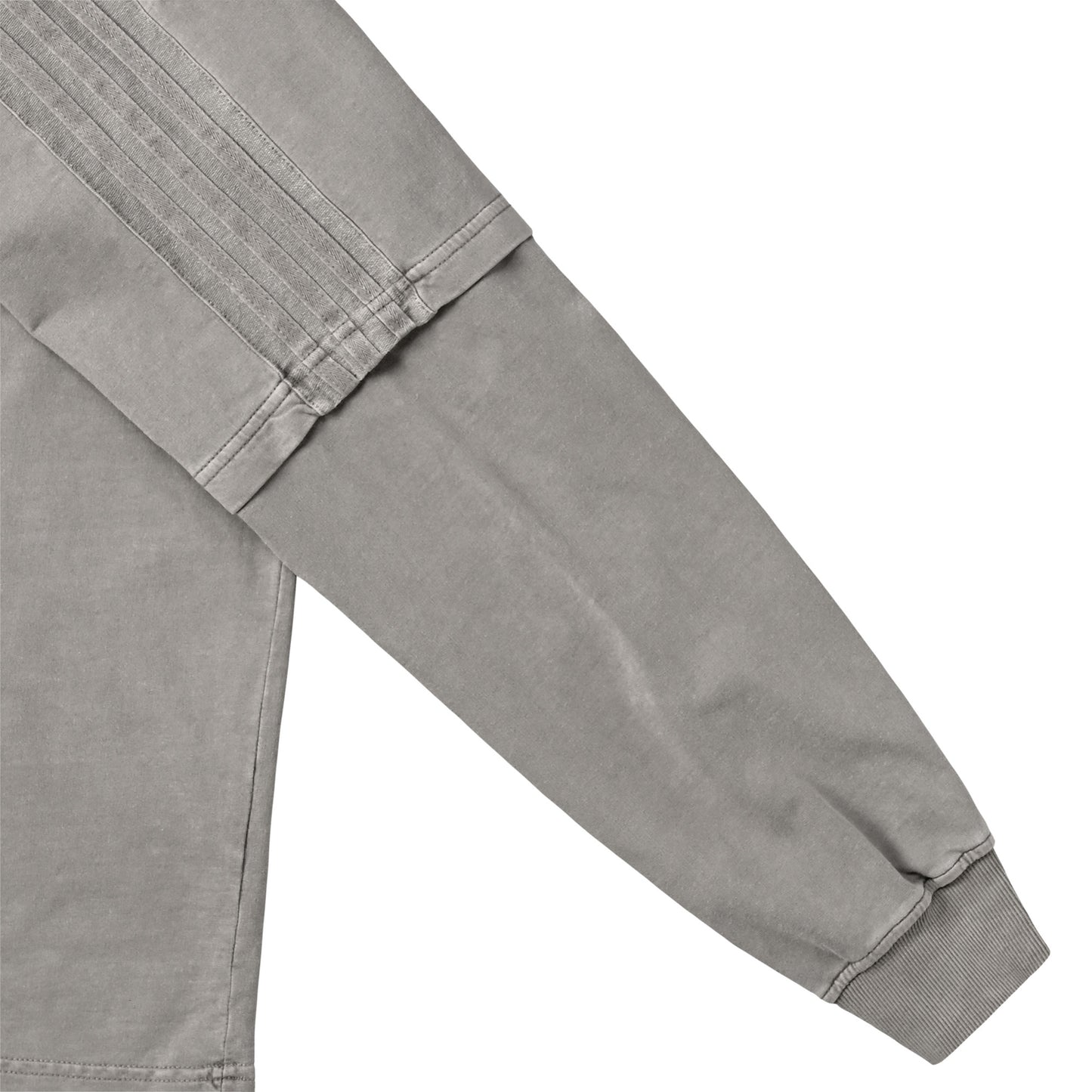 ピグメント加工ロングスリープTシャツ gray image