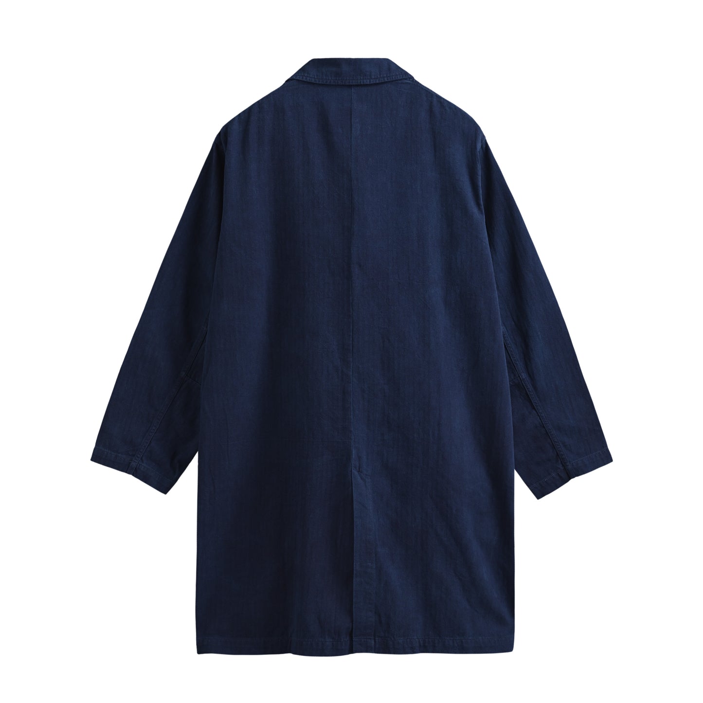 ヘリンボーン柄コート indigo image