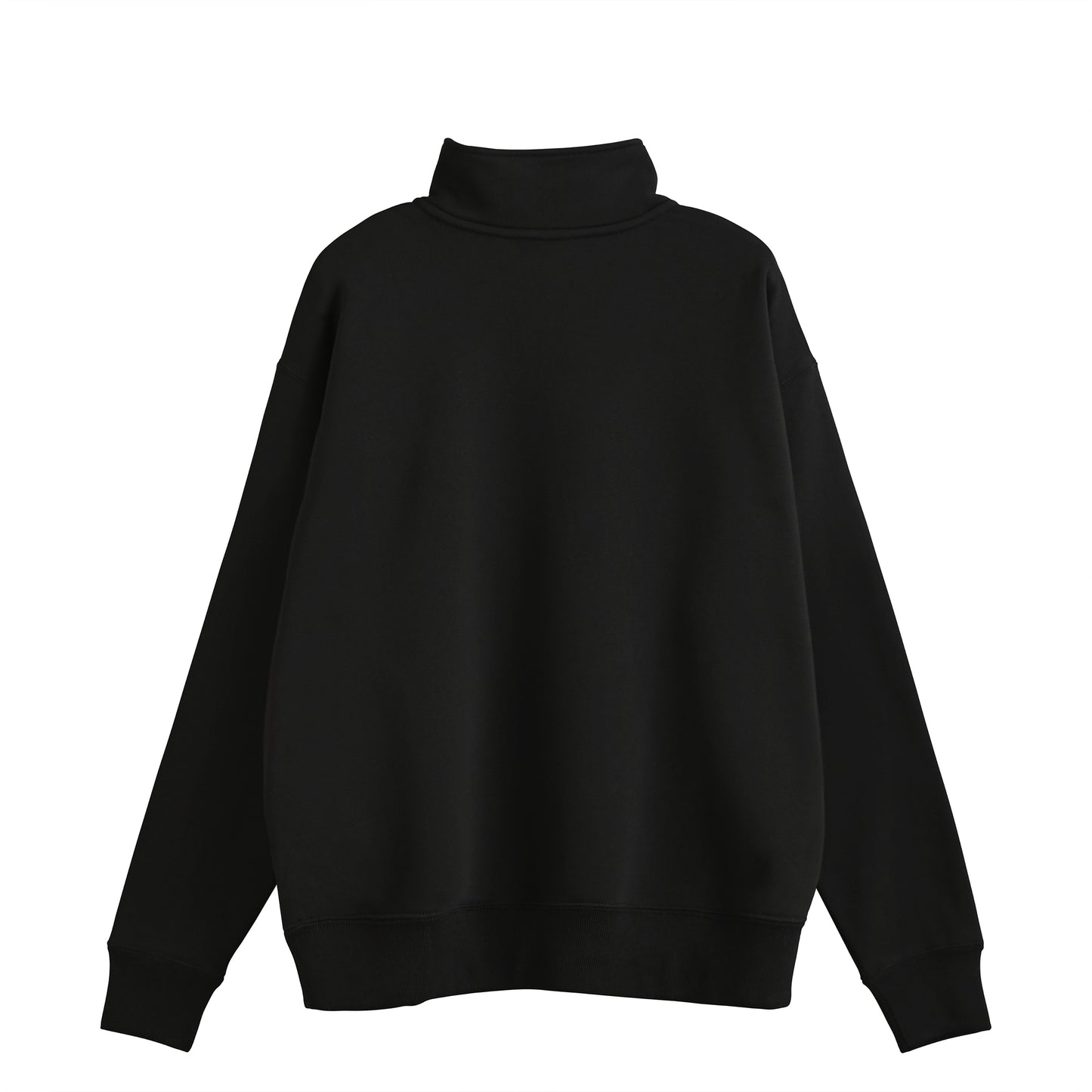 ハーフジップ スウェット black image