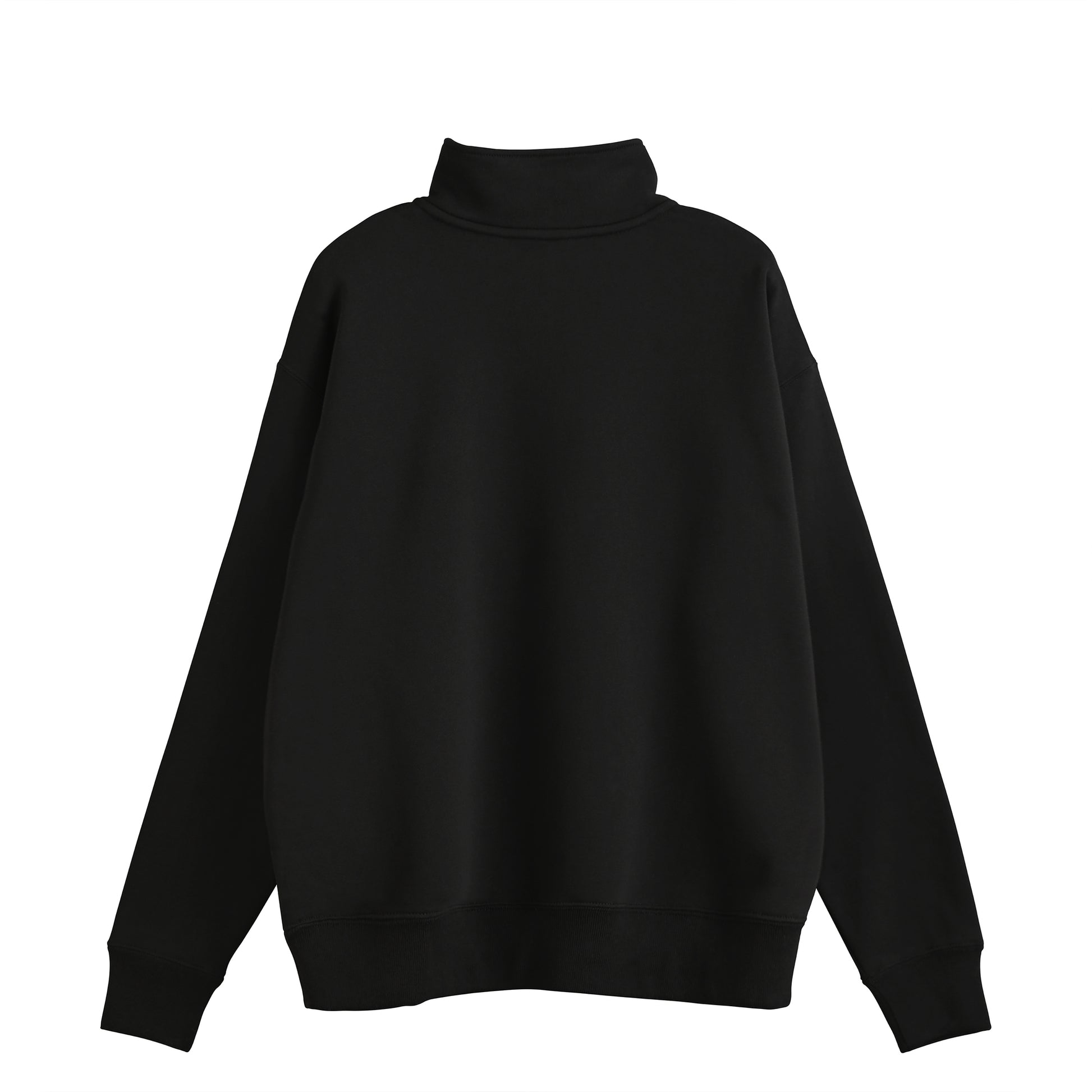 ハーフジップ スウェット black image