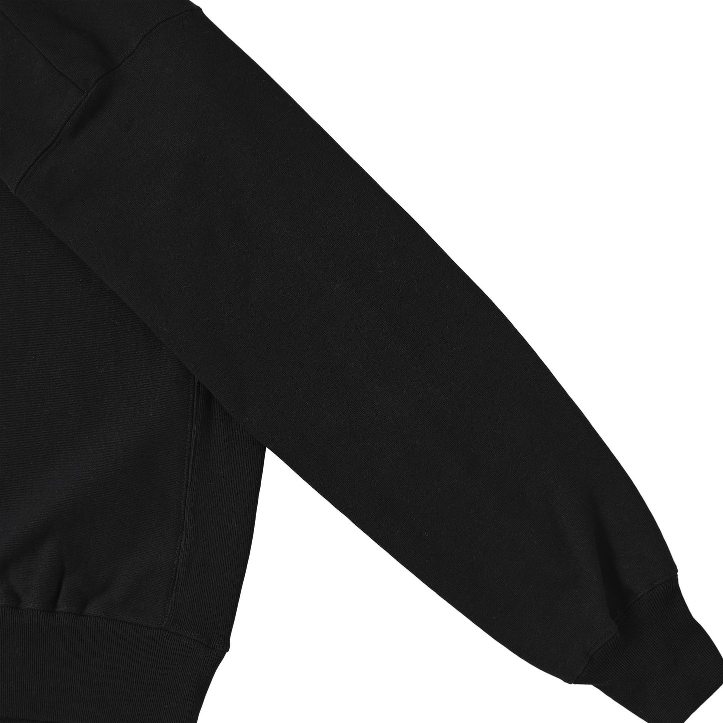 ハーフジップ スウェット black image