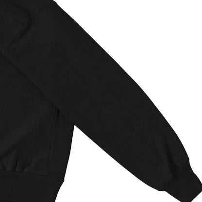ハーフジップ スウェット black image