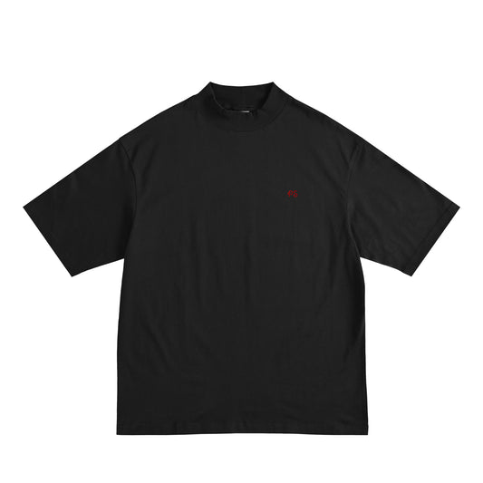 モックネックTシャツ black image