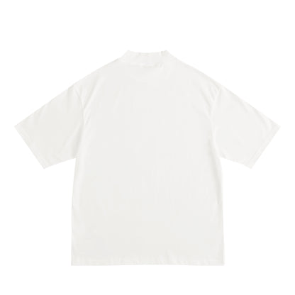 モックネックTシャツ white image
