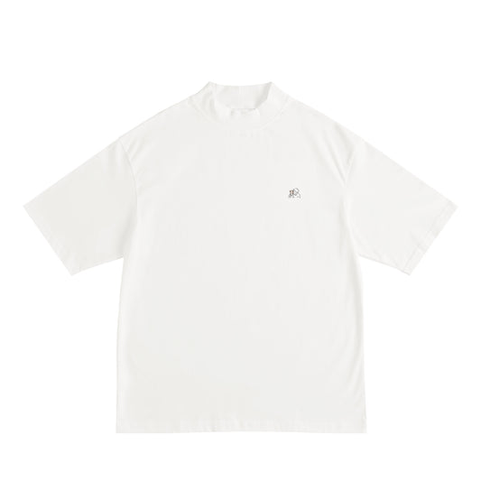 モックネックTシャツ white image
