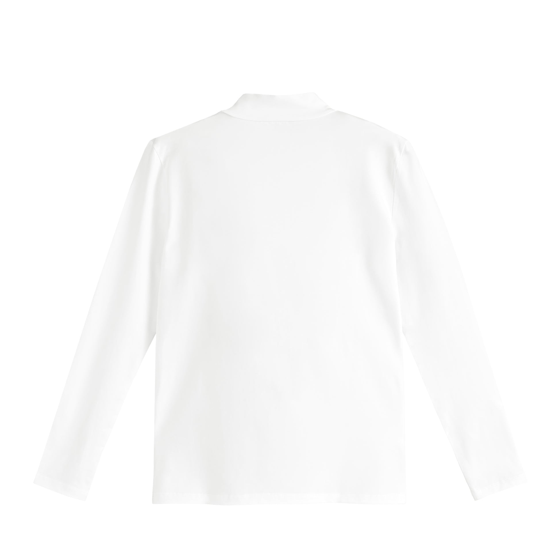 ストレッチモックネックロングスリーブ white image