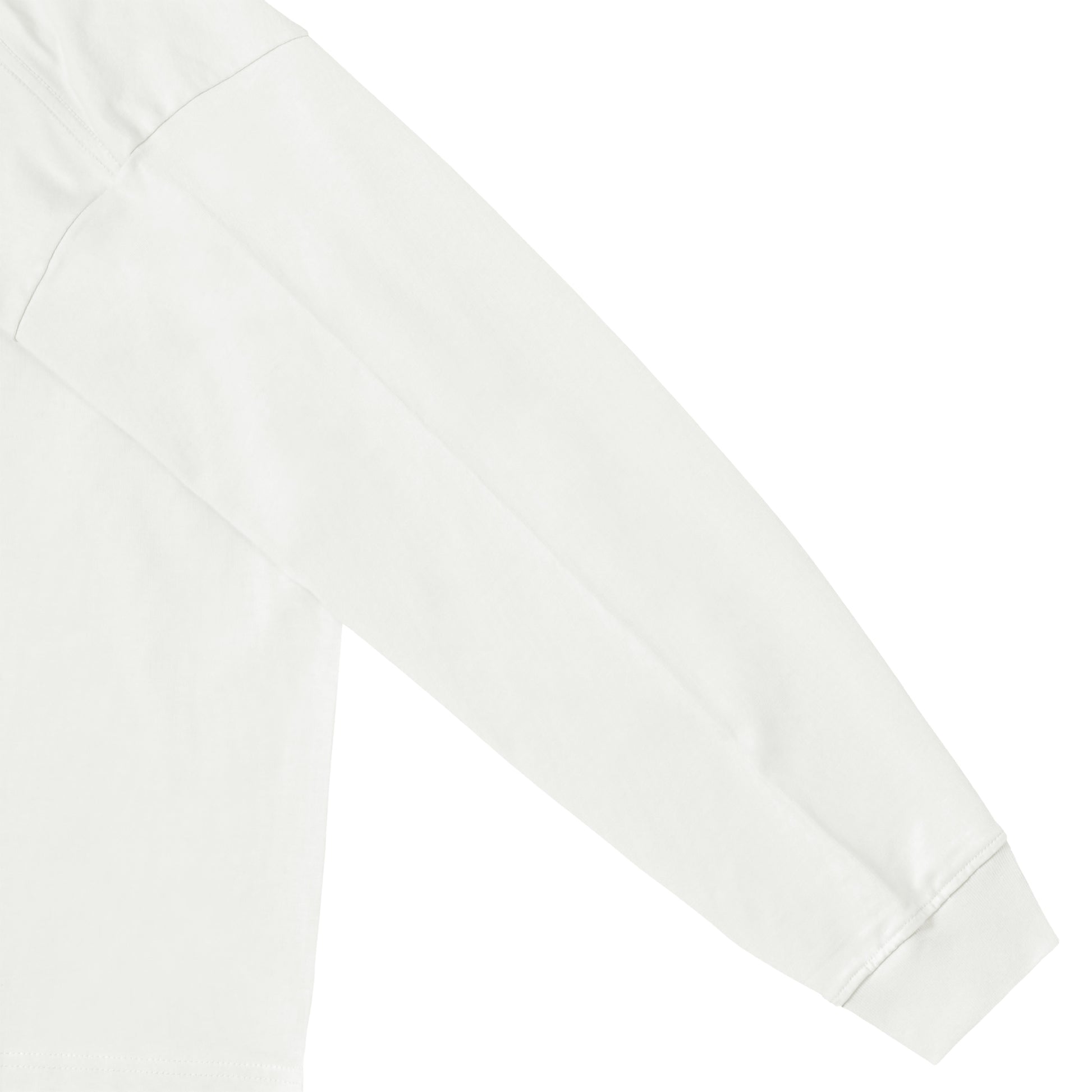 オーバーサイズコットンロングスリープTシャツPS white image