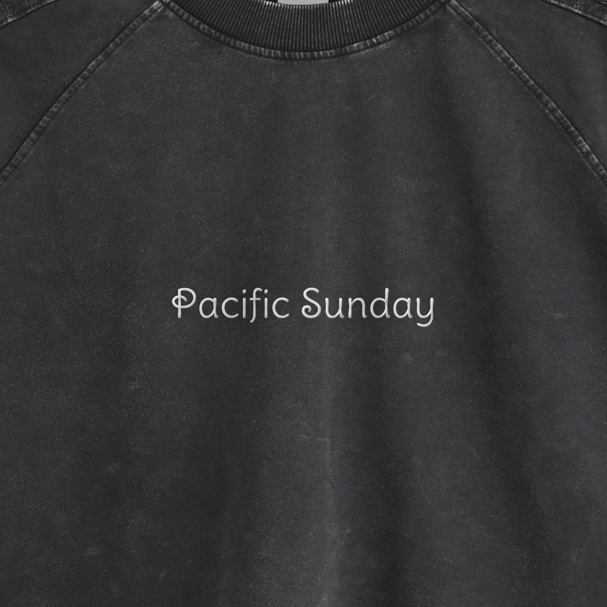 ピグメント加工ロングスリープTシャツ black image
