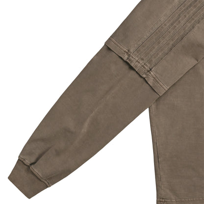 ピグメント加工ロングスリープTシャツ brown image