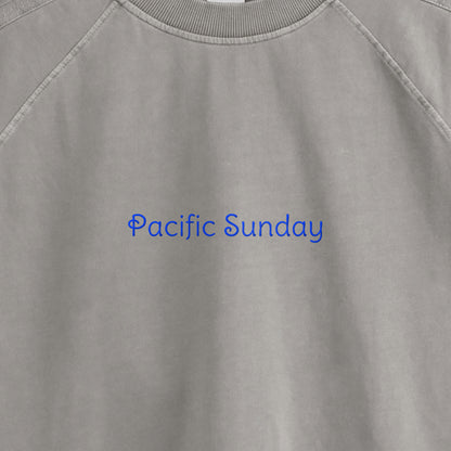ピグメント加工ロングスリープTシャツ gray image