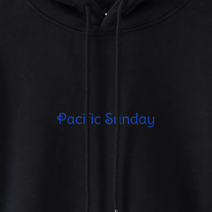 ビッグシルエットパーカー black image