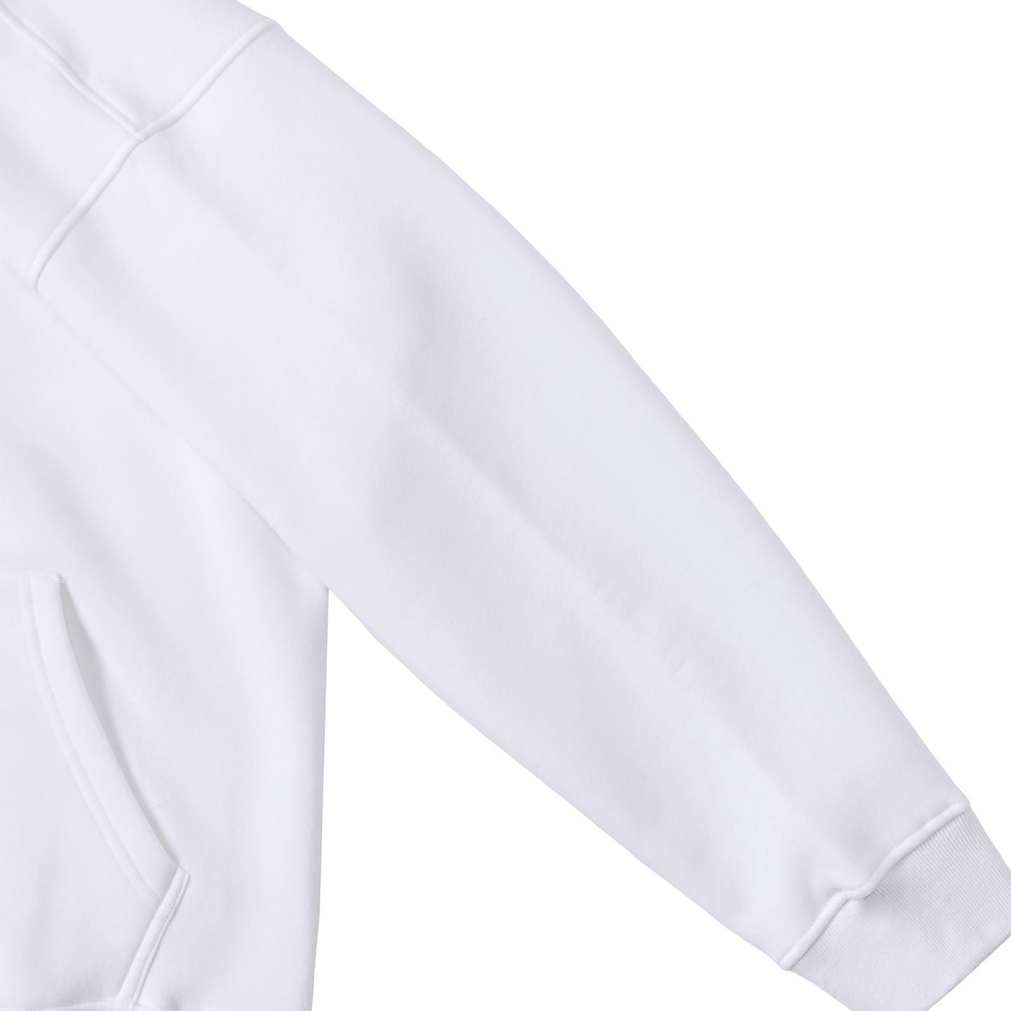 ビッグシルエットパーカー white image