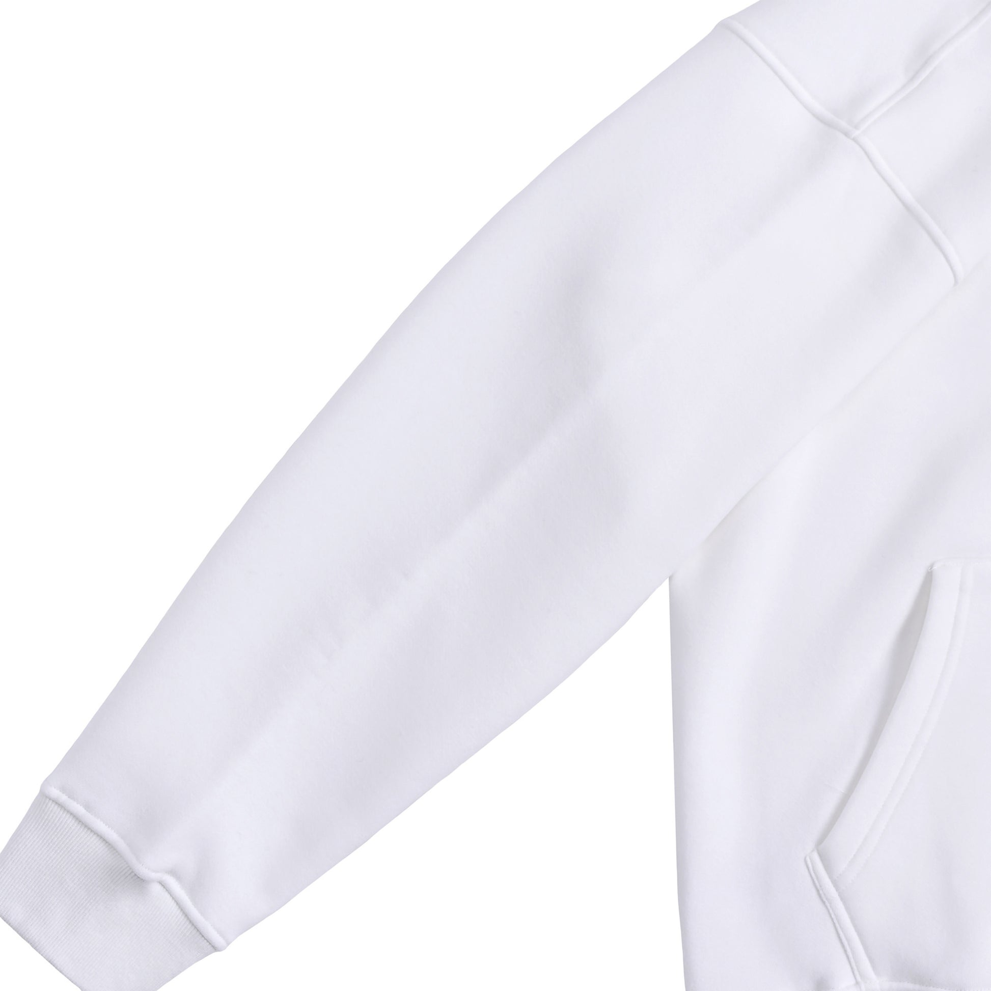 ビッグシルエットパーカー white image