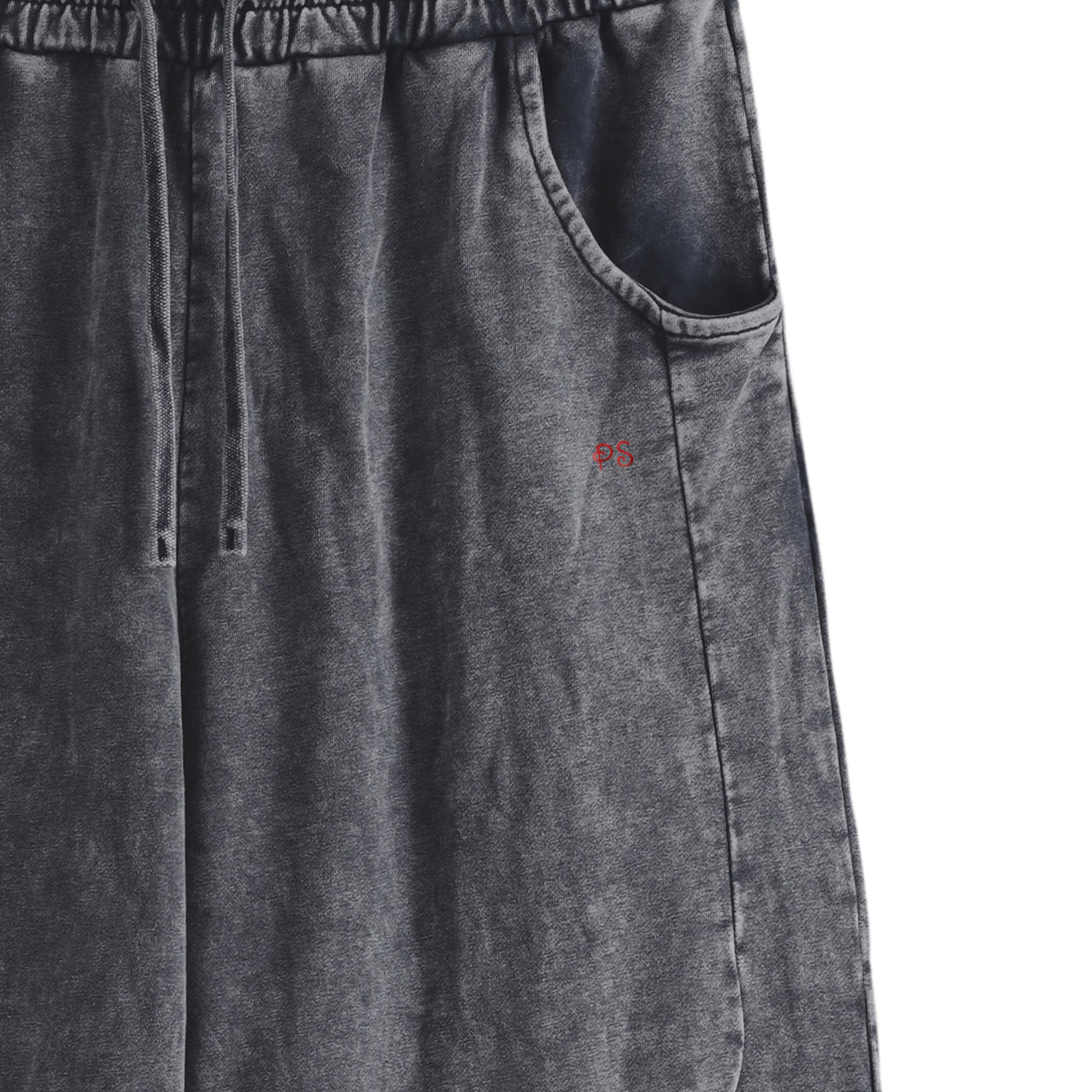 裏パイルウォッシュヴィンテージ加工スウェットパンツ indigo image