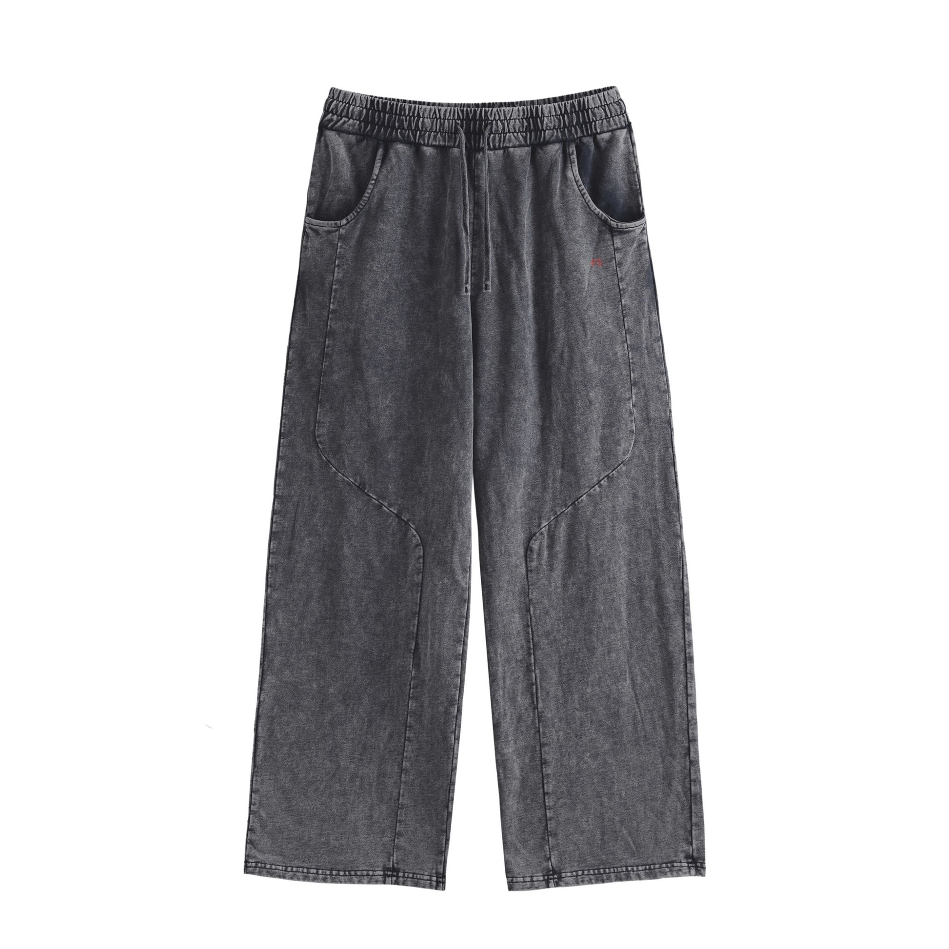 裏パイルウォッシュヴィンテージ加工スウェットパンツ indigo image