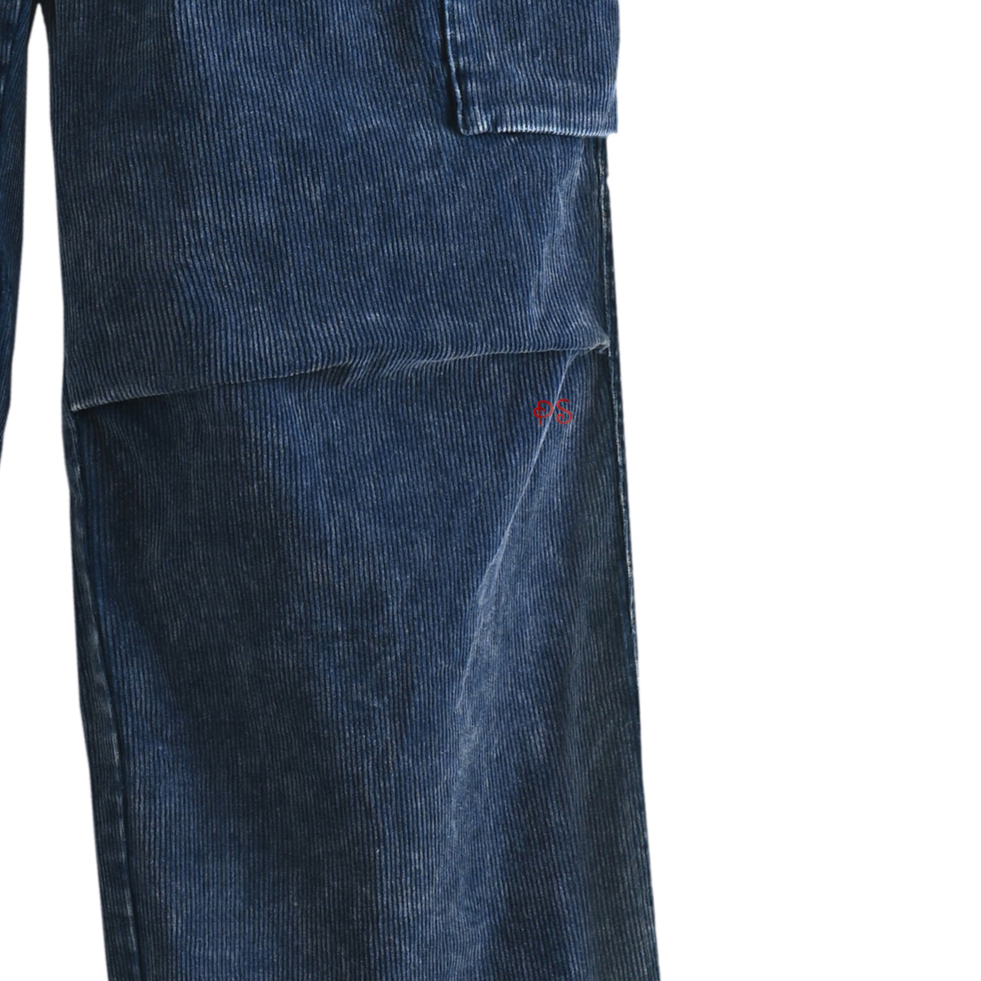 ウォッシュコーデュロイカーゴパンツ indigo image