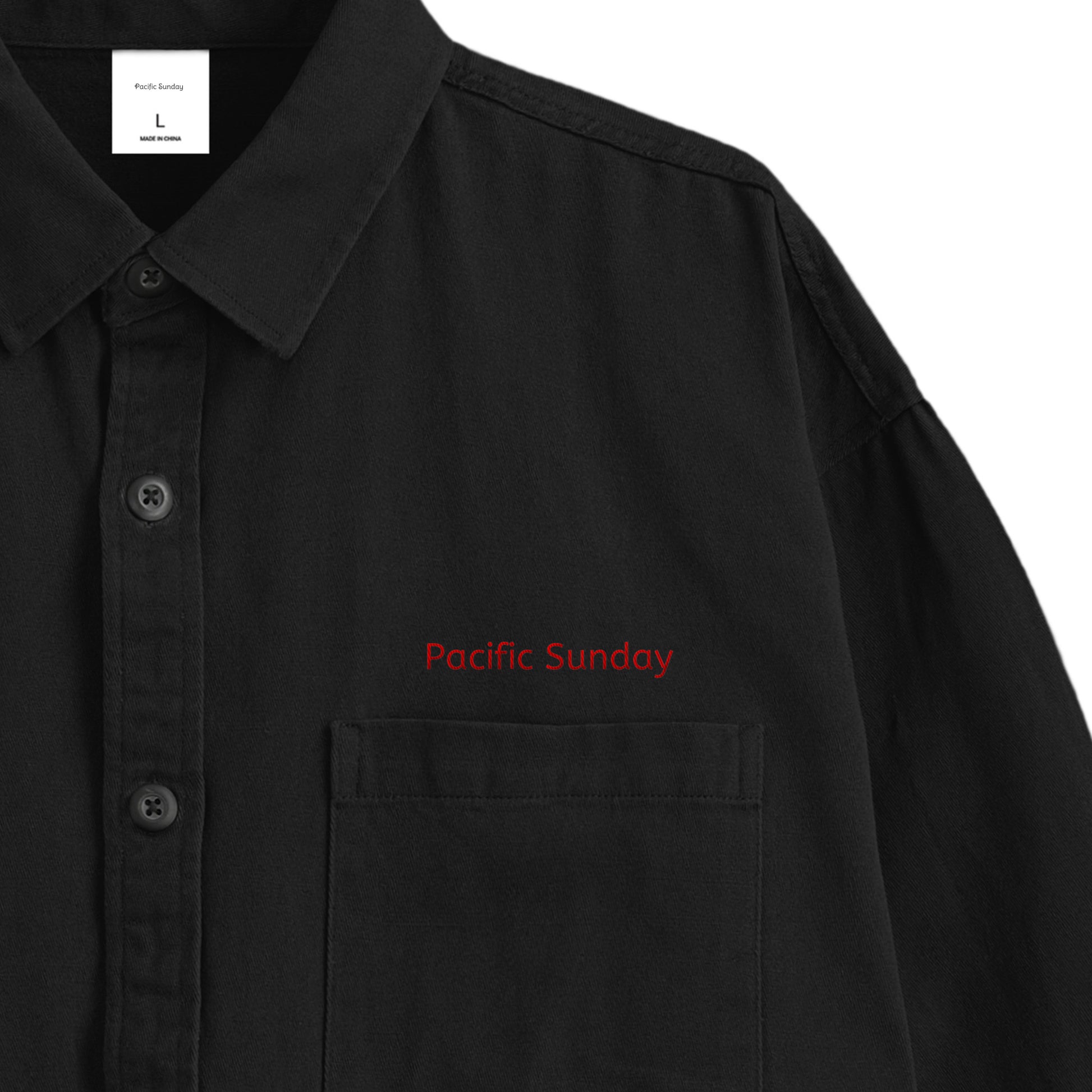 コットンシャツ black image