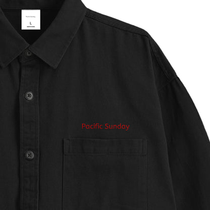 コットンシャツ black image