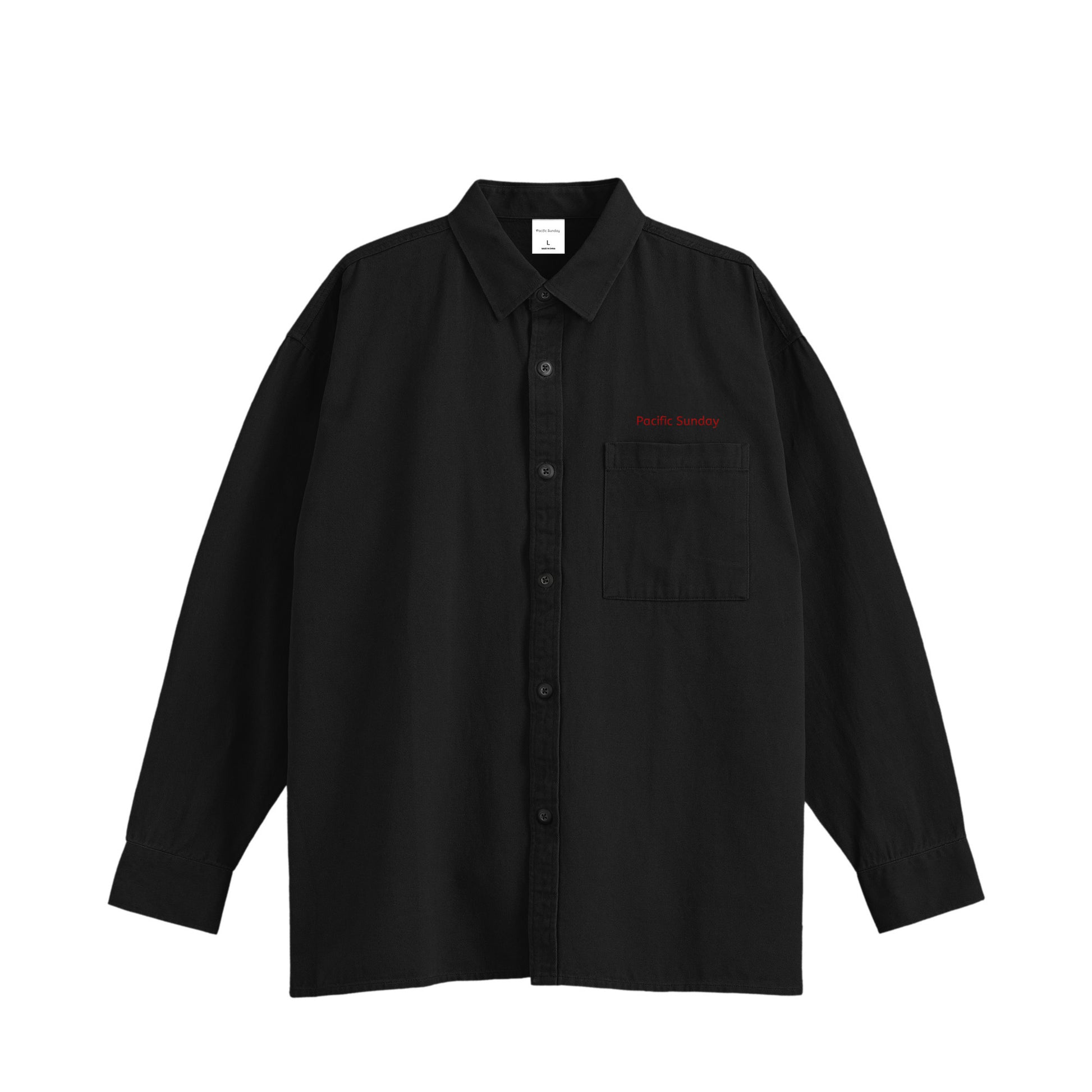コットンシャツ black image