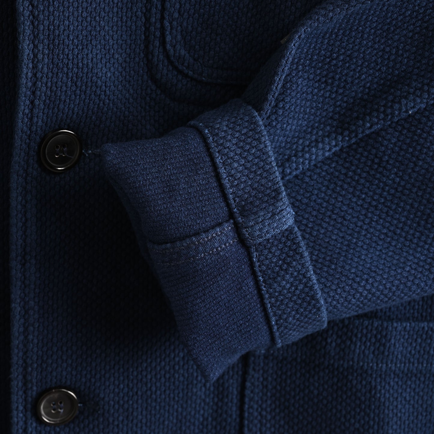 藍染刺し子ワークジャケット indigo image