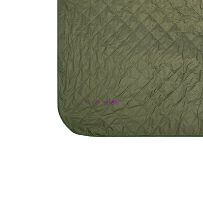 アウトドアブランケット khaki-x-gray image