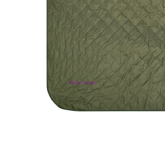 アウトドアブランケット khaki-x-gray image