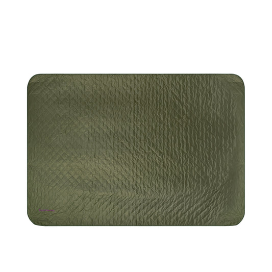 アウトドアブランケット khaki-x-gray image