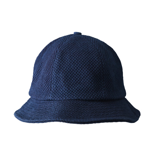 藍染刺し子バケットハット  indigo image