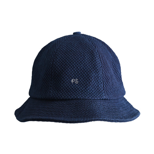 藍染刺し子バケットハット  indigo image