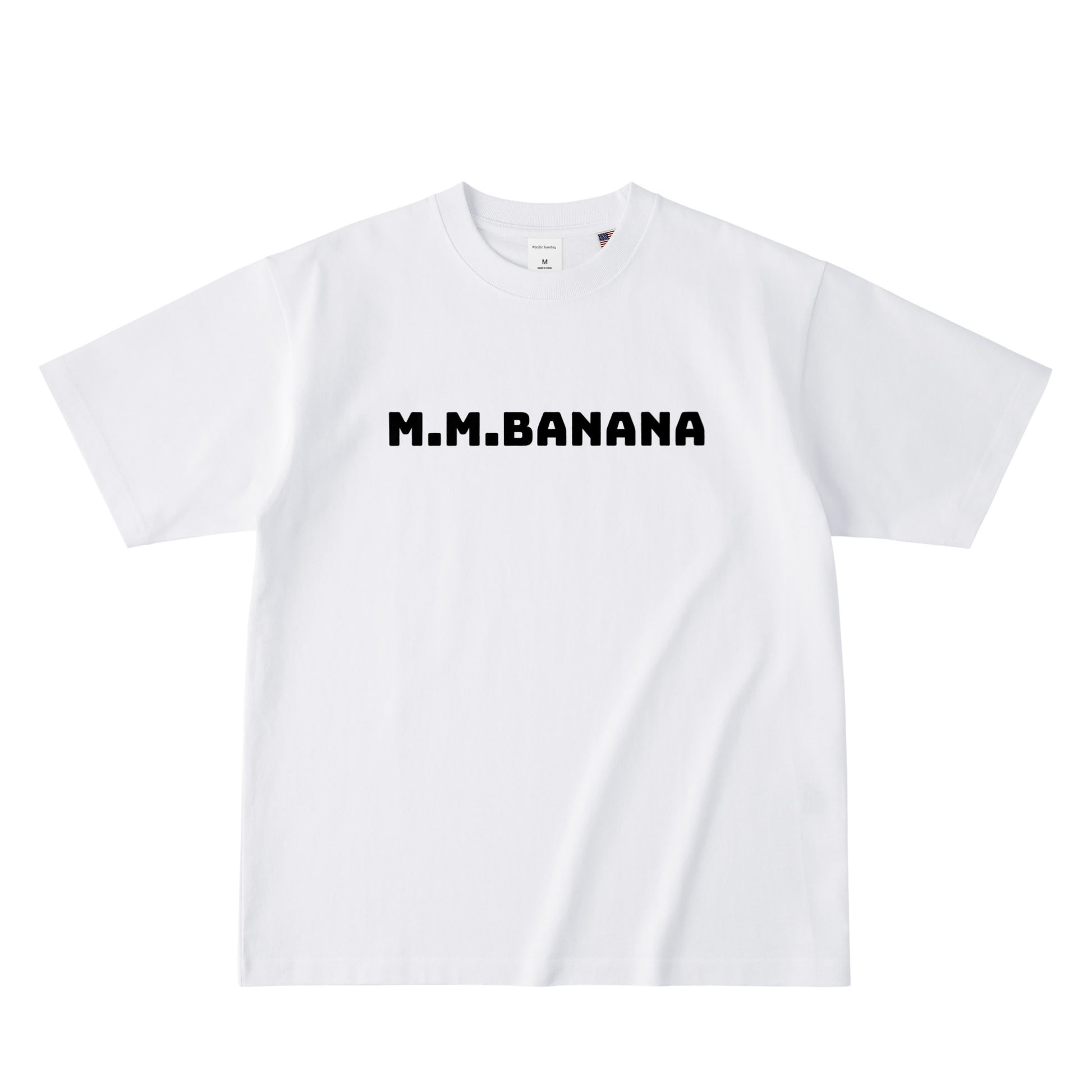 M.M.Banana / USAコットンTシャツ white image
