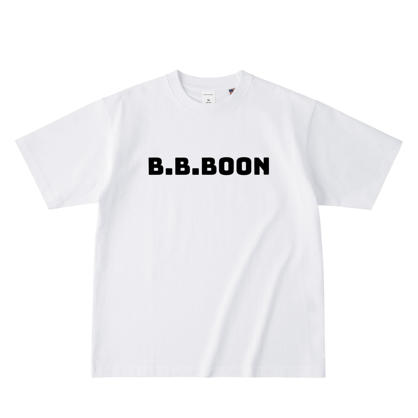 B.B.BOON / USAコットンTシャツ white image