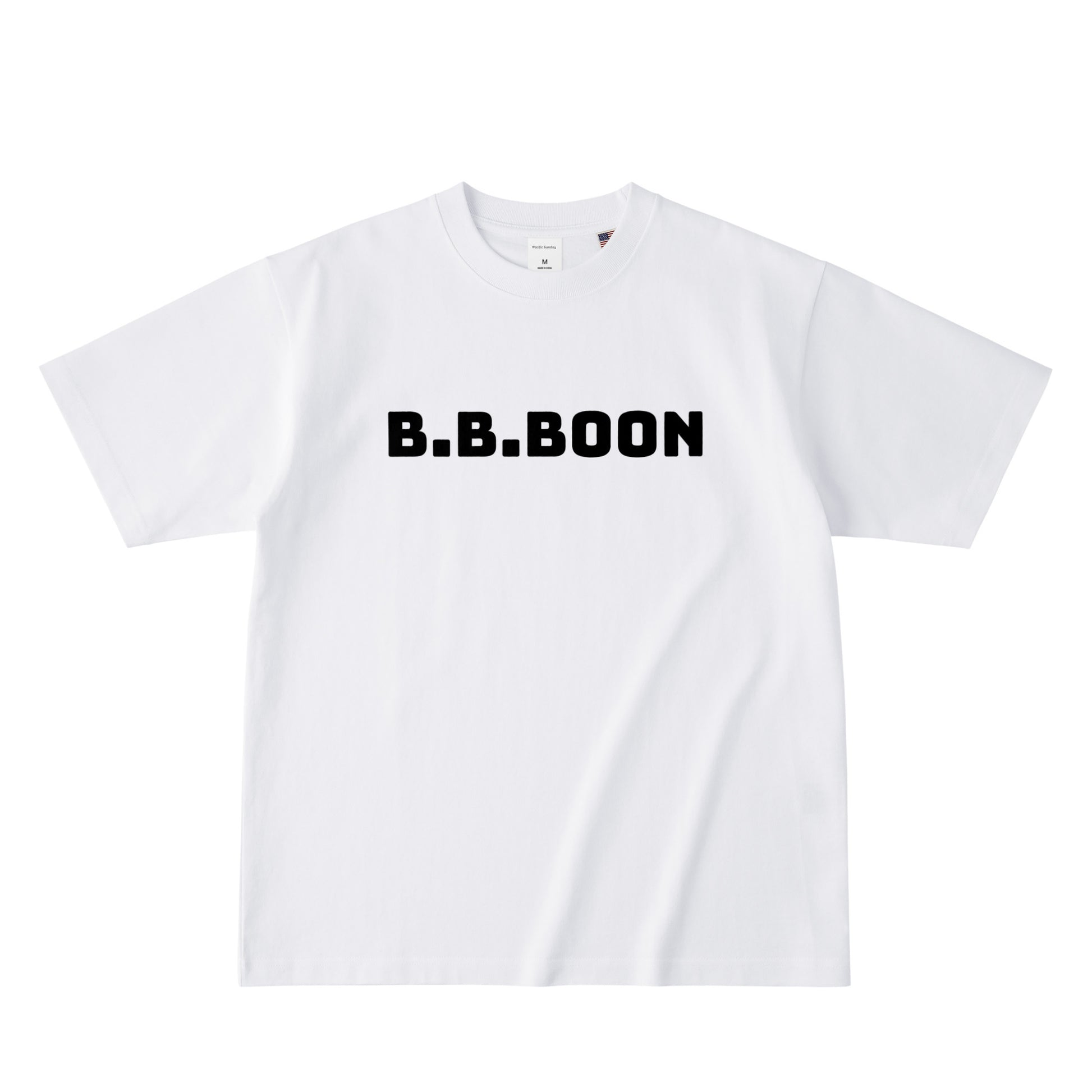 B.B.BOON / USAコットンTシャツ white image