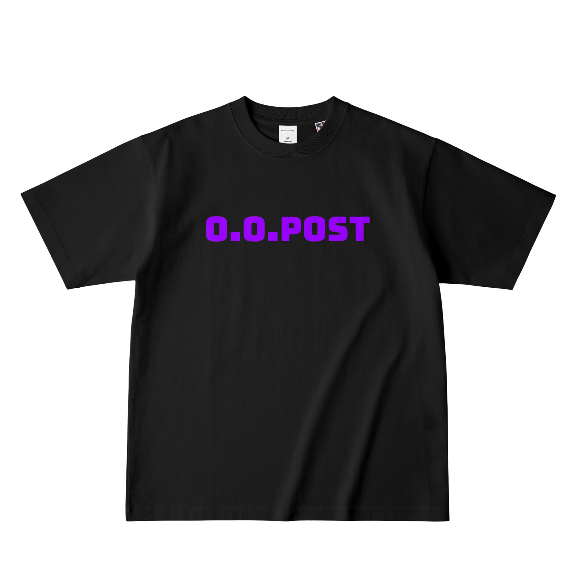  O.O.POST / USAコットンTシャツ deep-black image