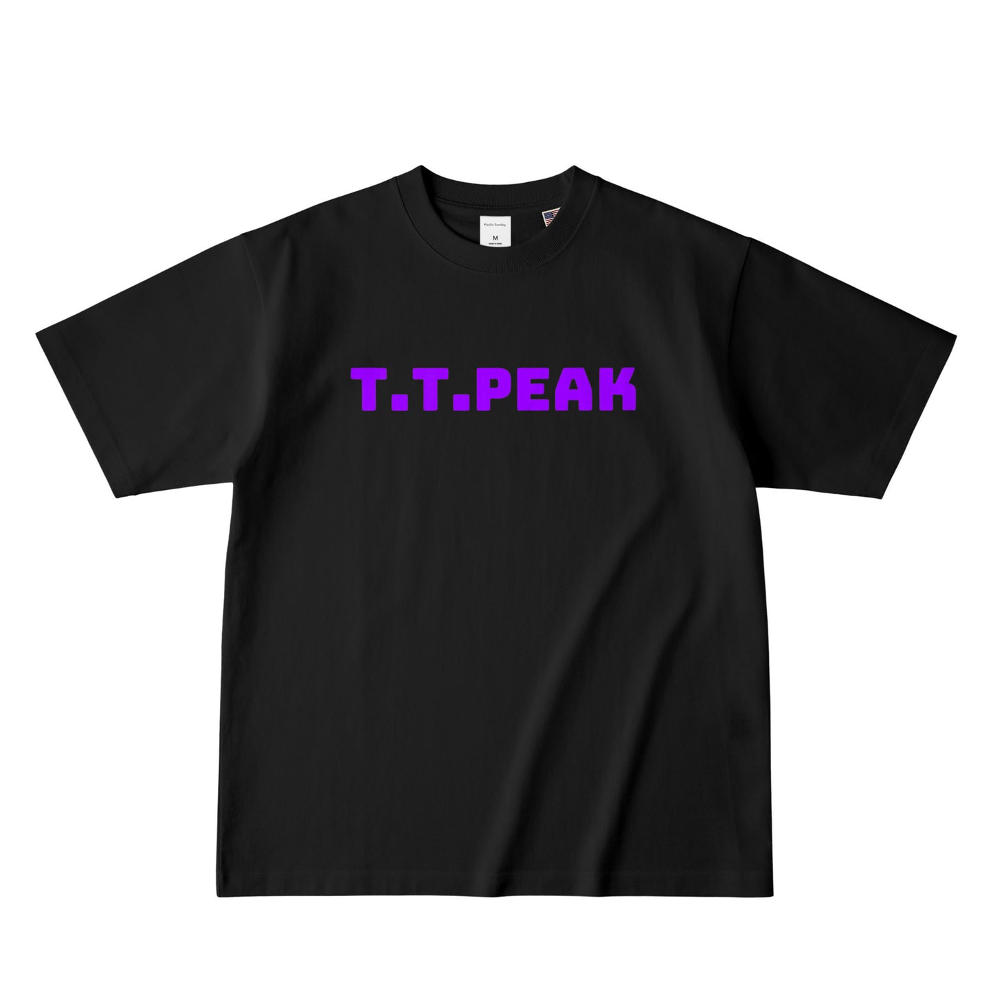 T.T.PEAK / USAコットンTシャツ deep-black image