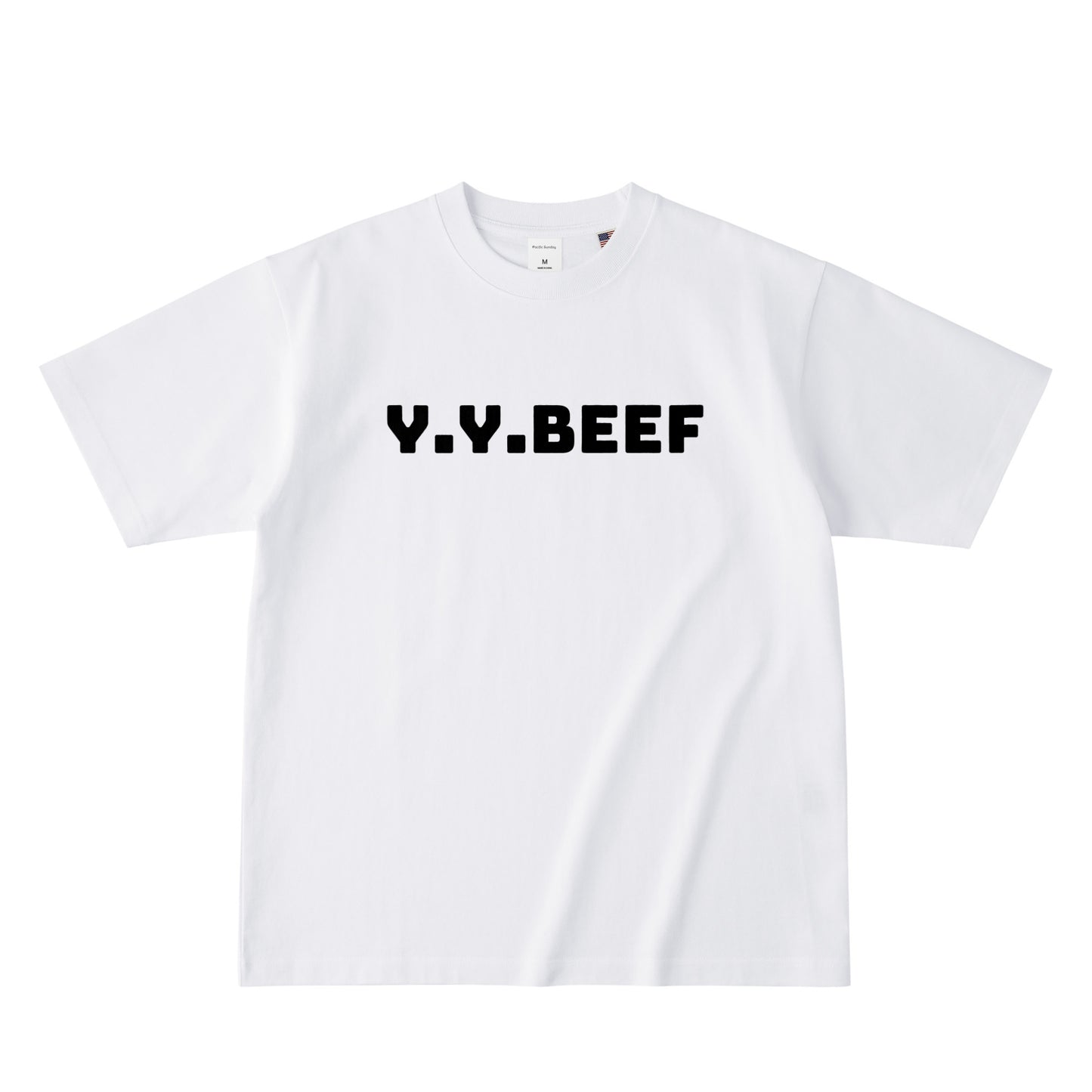 Y.Y.BEEF / USAコットンTシャツ white image