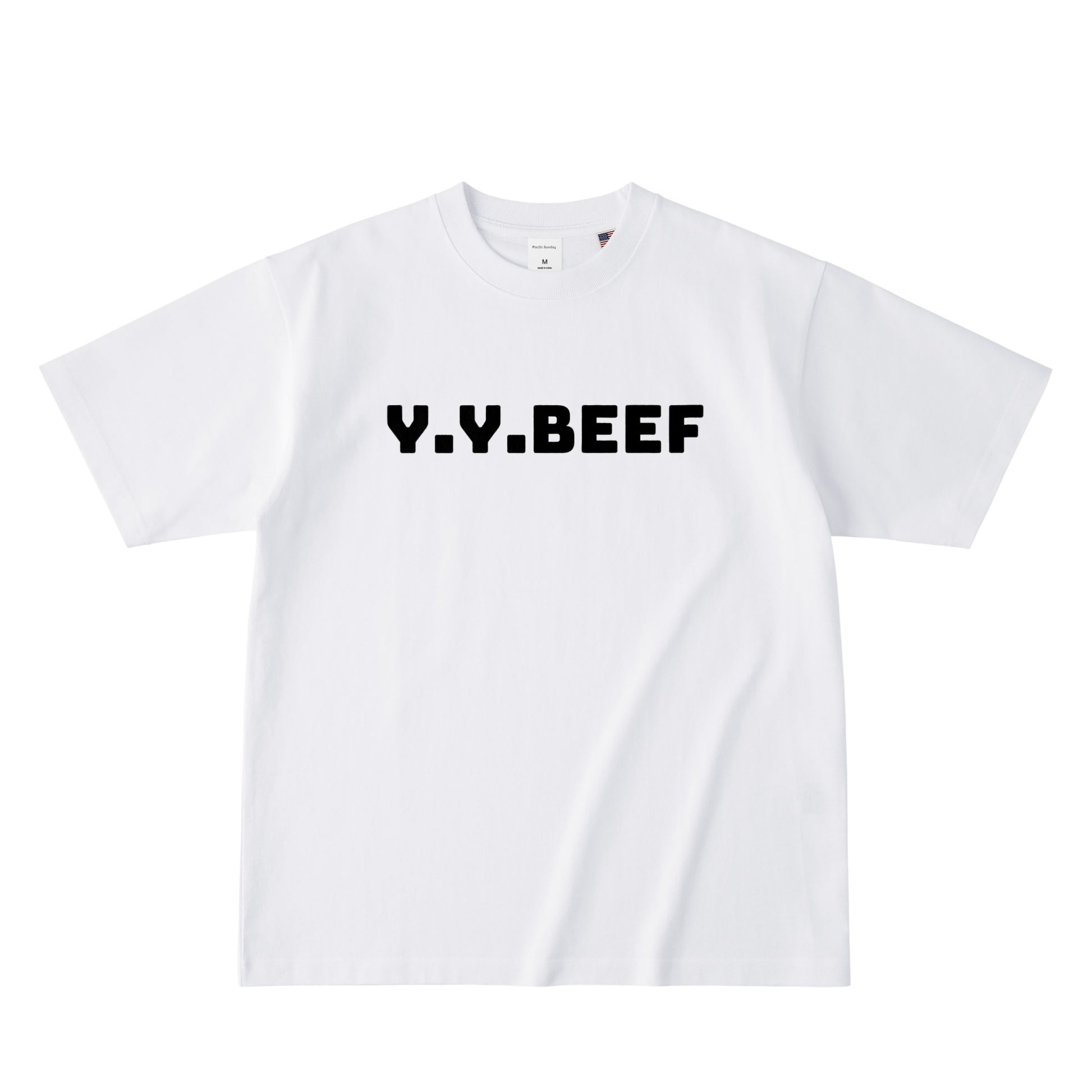 Y.Y.BEEF / USAコットンTシャツ white image