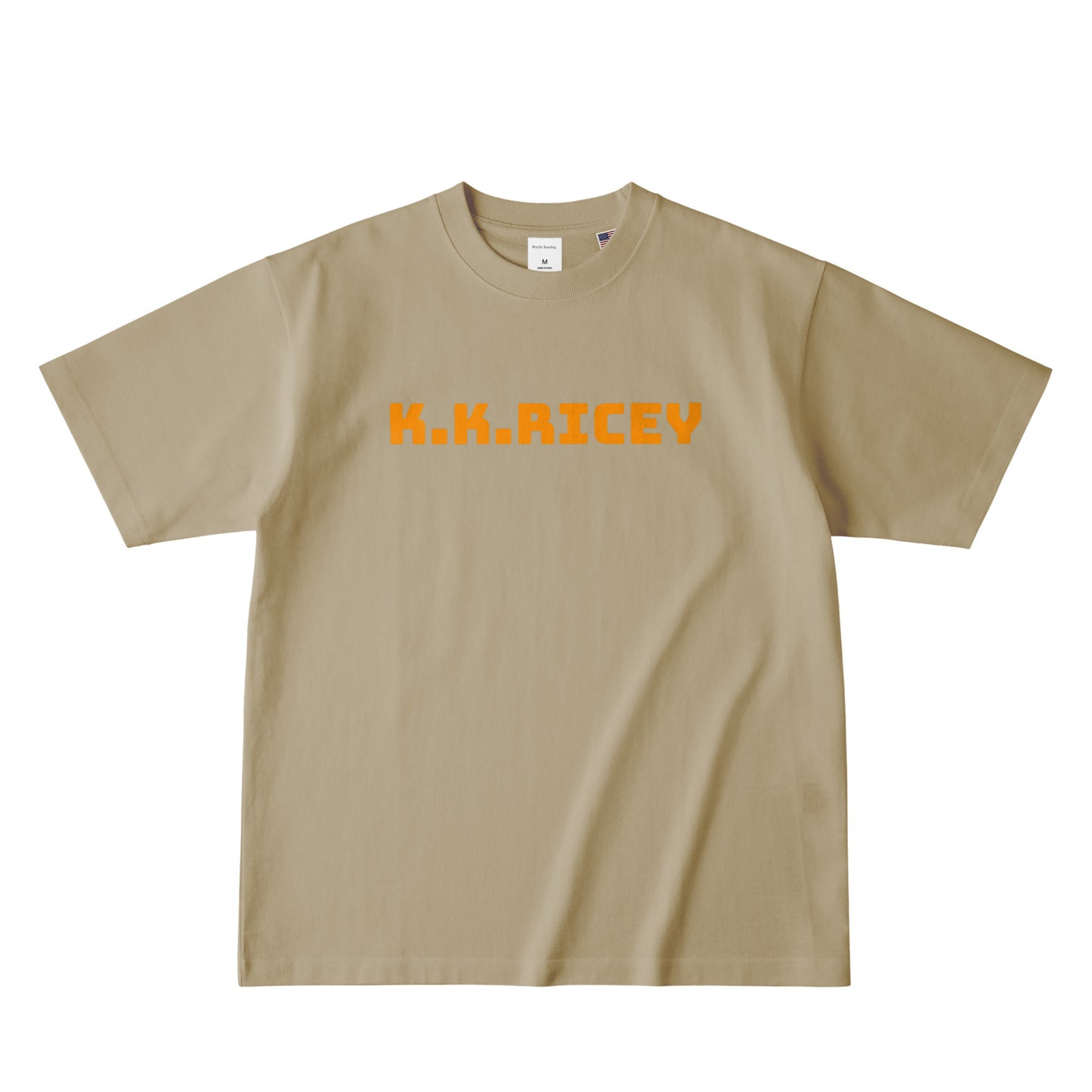  K.K.RICEY / USAコットンTシャツ dull-sand image