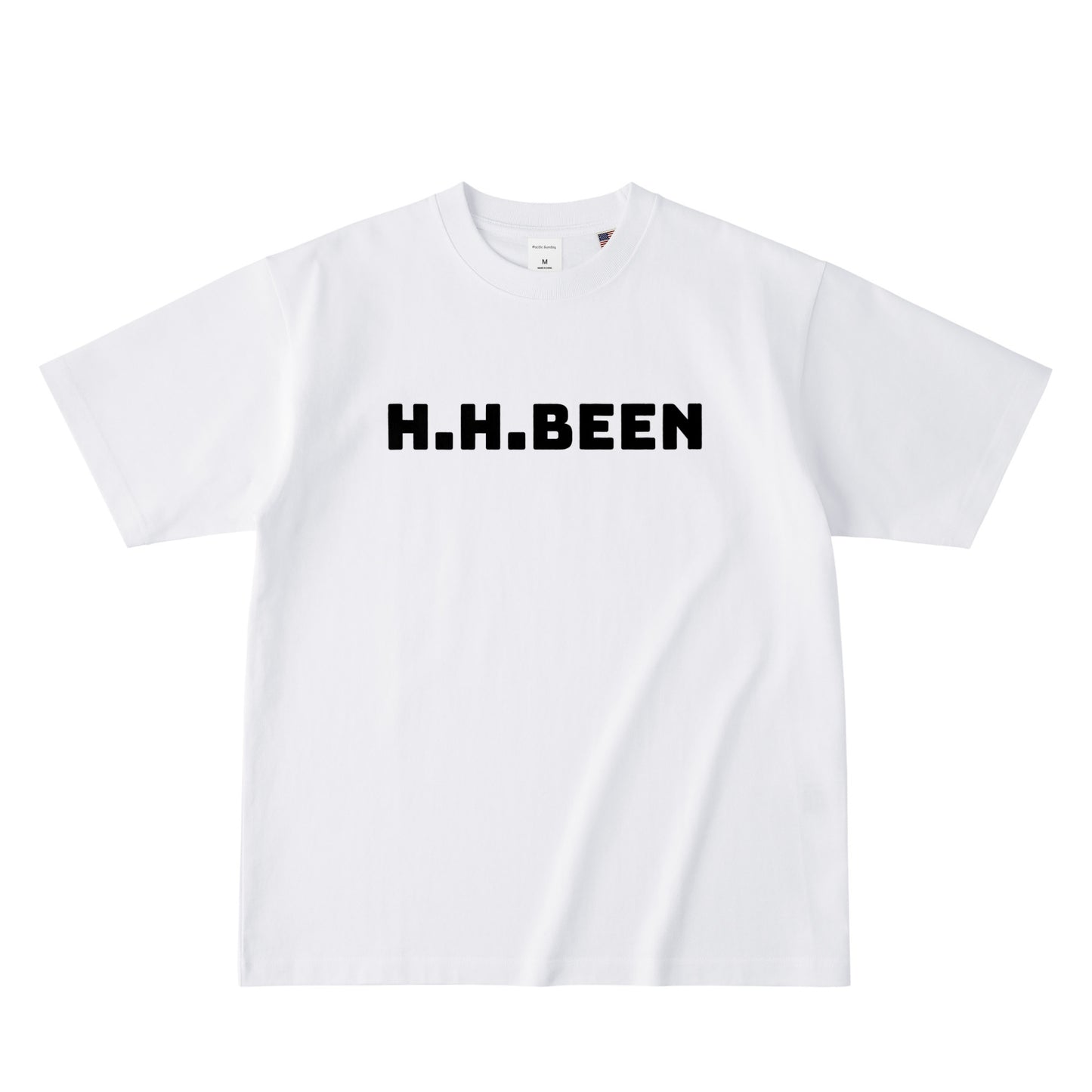  H.H.BEEN / USAコットンTシャツ white image