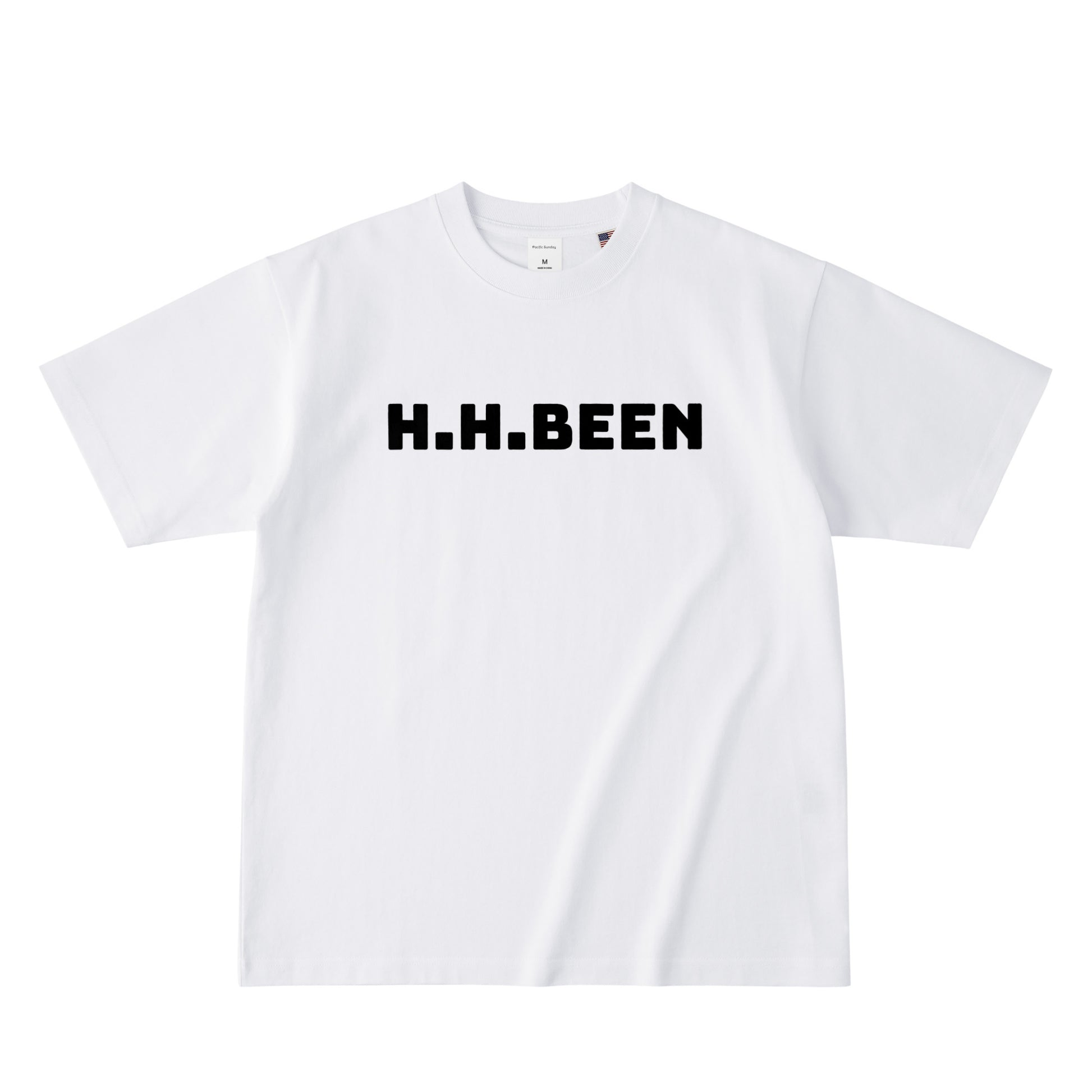  H.H.BEEN / USAコットンTシャツ white image