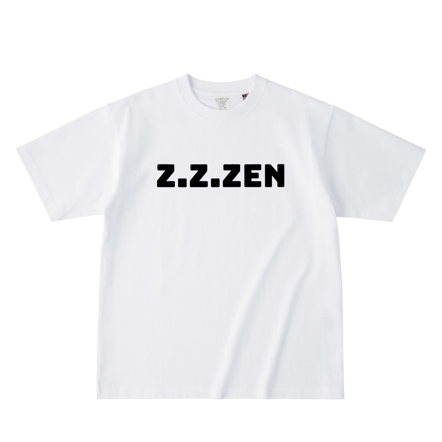 Z.Z.ZEN  / USAコットンTシャツ white image