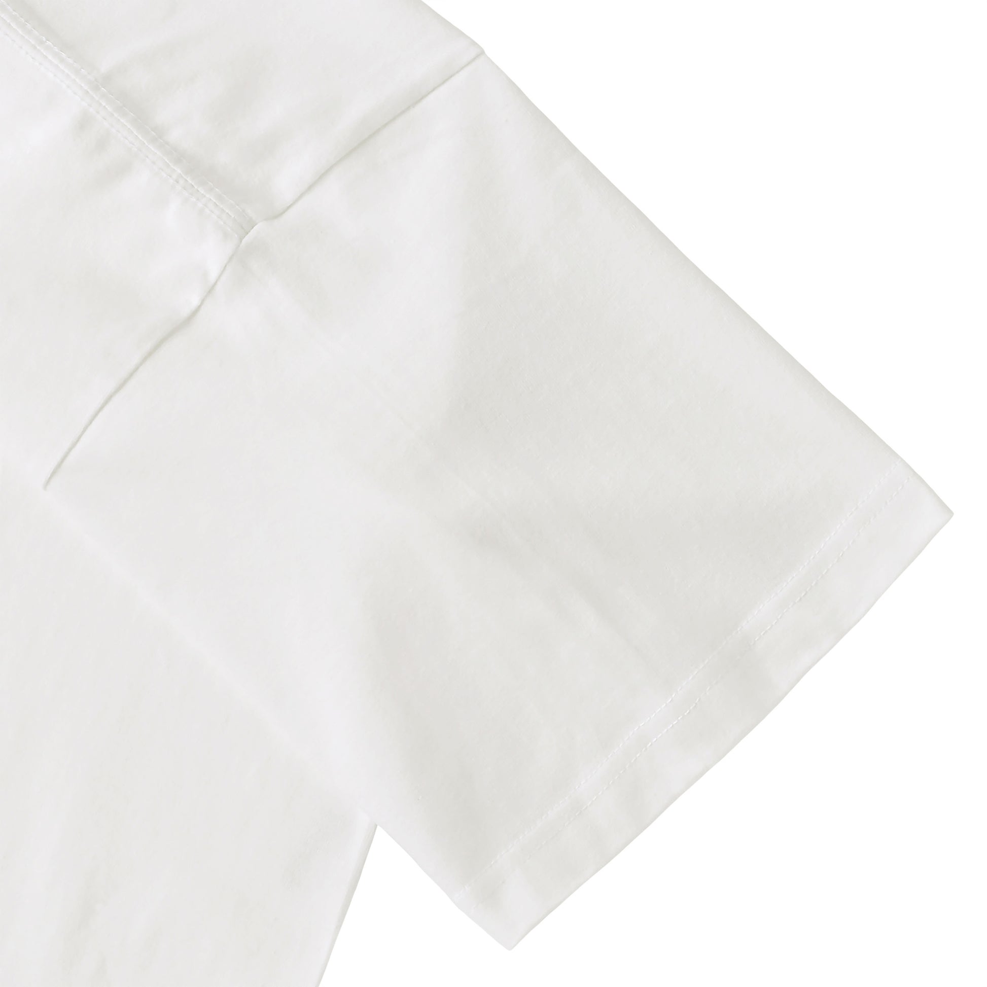 刺繍ロゴ プレーンTシャツ S/S white image