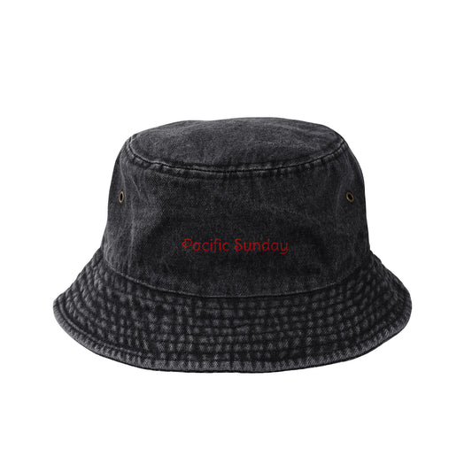 デニム バケットハット black image